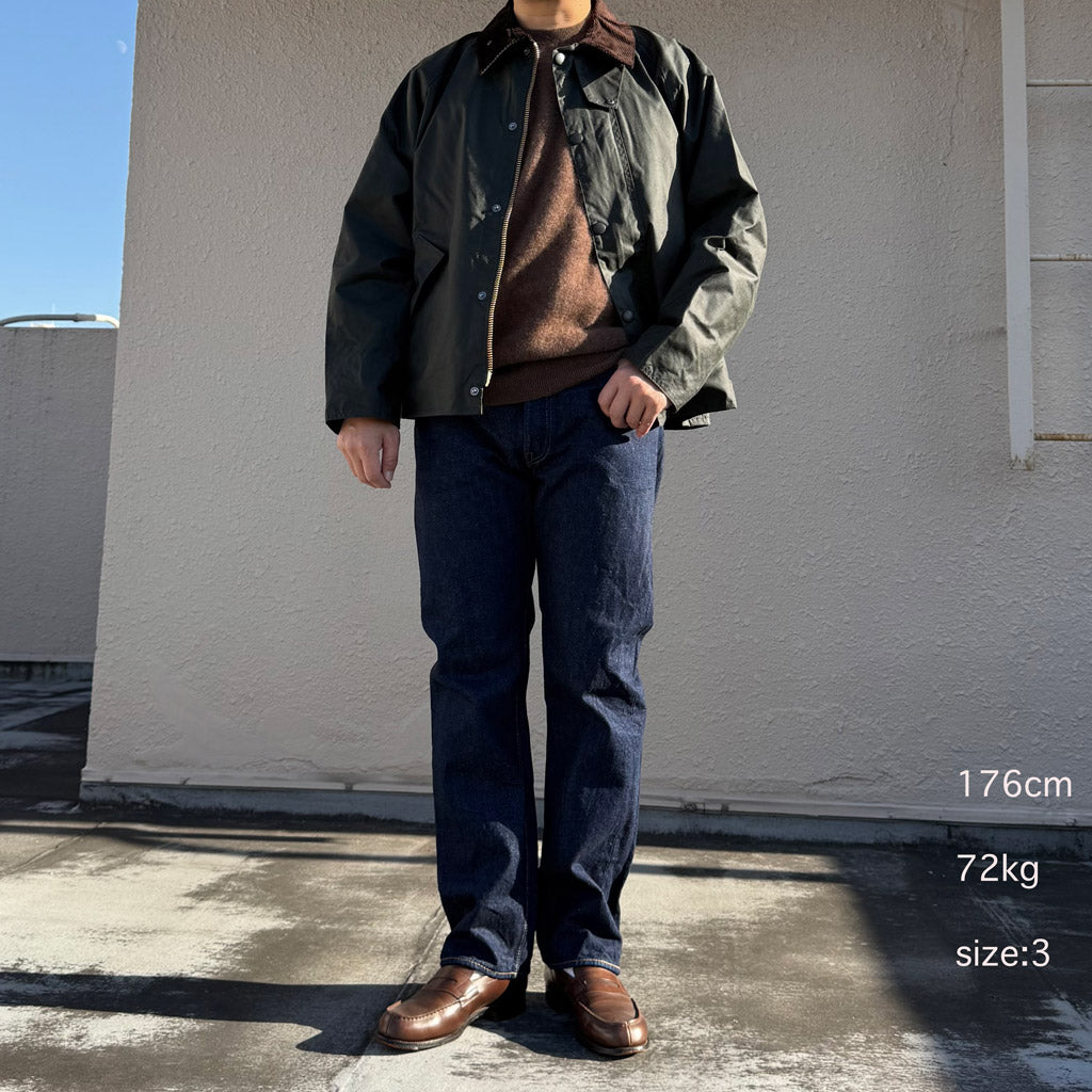 orSlow : SHORT LENGTH 105 STANDARD SELVEDGE DENIM (ONE WASH) (01-1050SL-81)