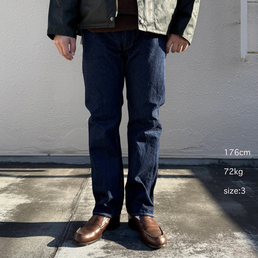 orSlow : SHORT LENGTH 105 STANDARD SELVEDGE DENIM (ONE WASH) (01-1050SL-81)
