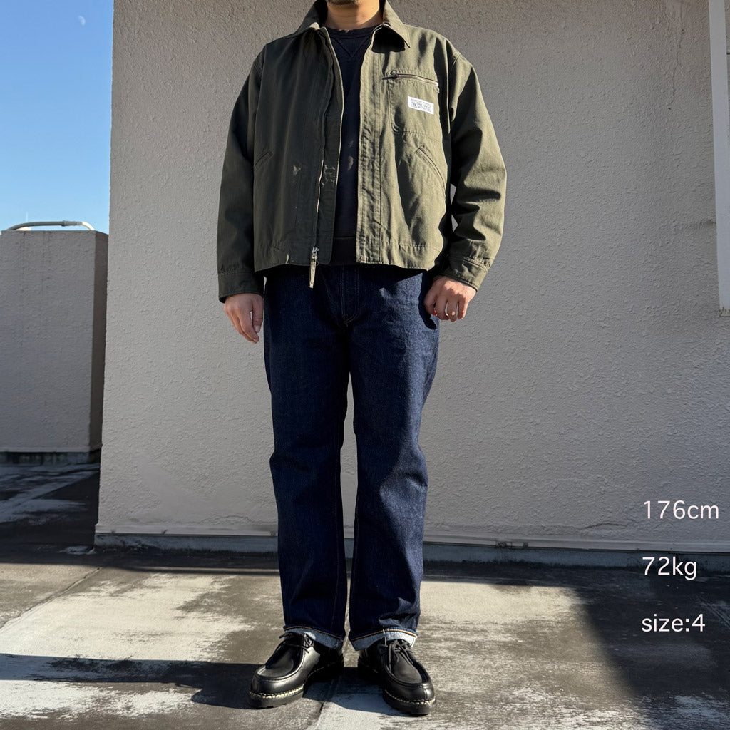 orSlow : SHORT LENGTH 105 STANDARD SELVEDGE DENIM (ONE WASH) (01-1050SL-81)