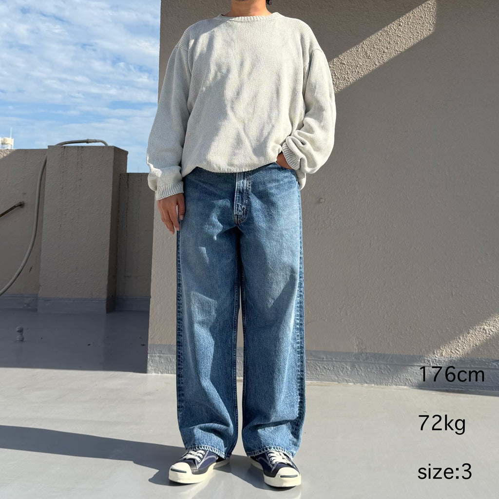 orSlow : SUPER DAD'S DENIM PANTS (DENIM USED) (01-1100W-95)