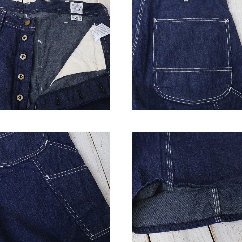 orSlow : WIDE FIT 30'S PAINTER PANTS (ONE WASH) (01-5126-81)