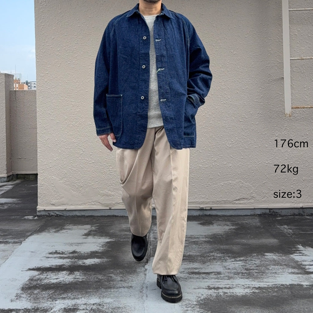 orSlow : 40'S WWII DENIM COVERALL(LOOSE FIT) (ONE WASH) (01-6142-81)