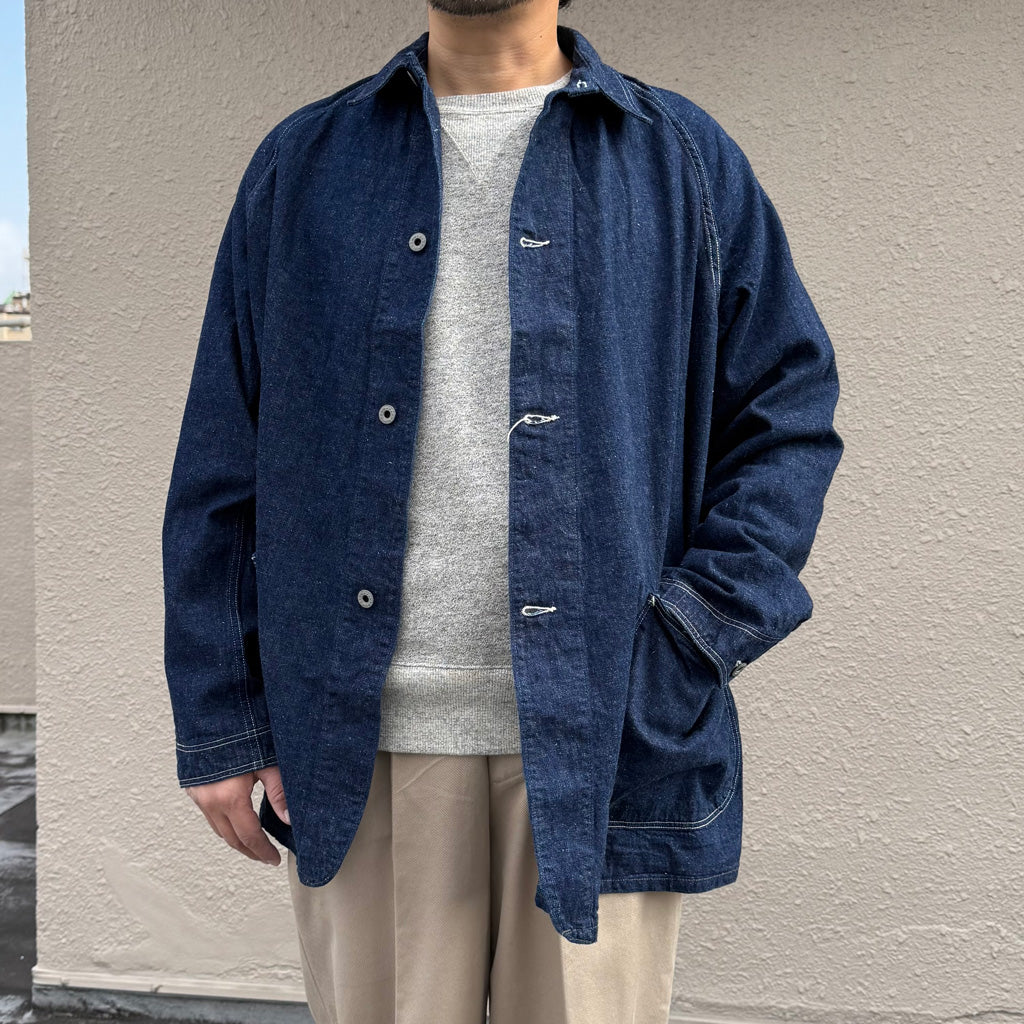 orSlow : 40'S WWII DENIM COVERALL(LOOSE FIT) (ONE WASH) (01-6142-81)