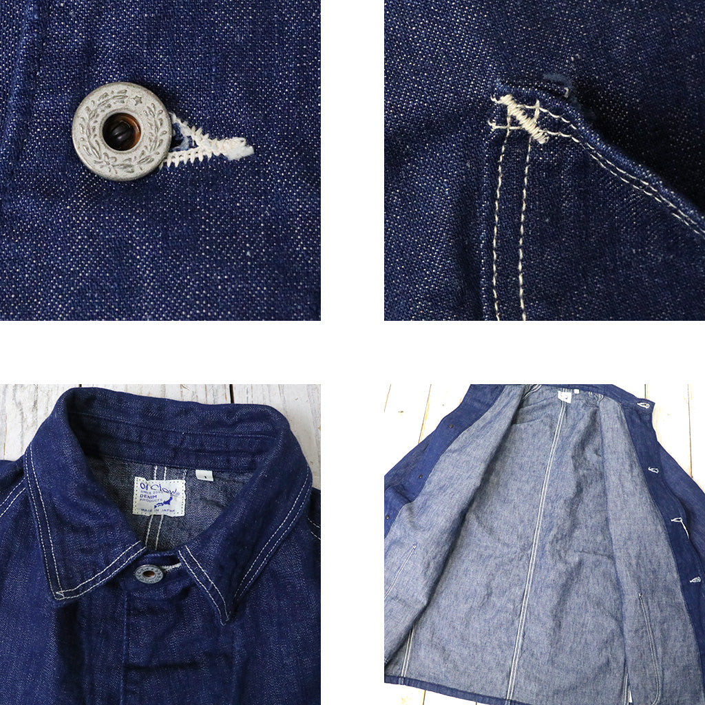 orSlow : 40'S WWII DENIM COVERALL(LOOSE FIT) (ONE WASH) (01-6142-81)