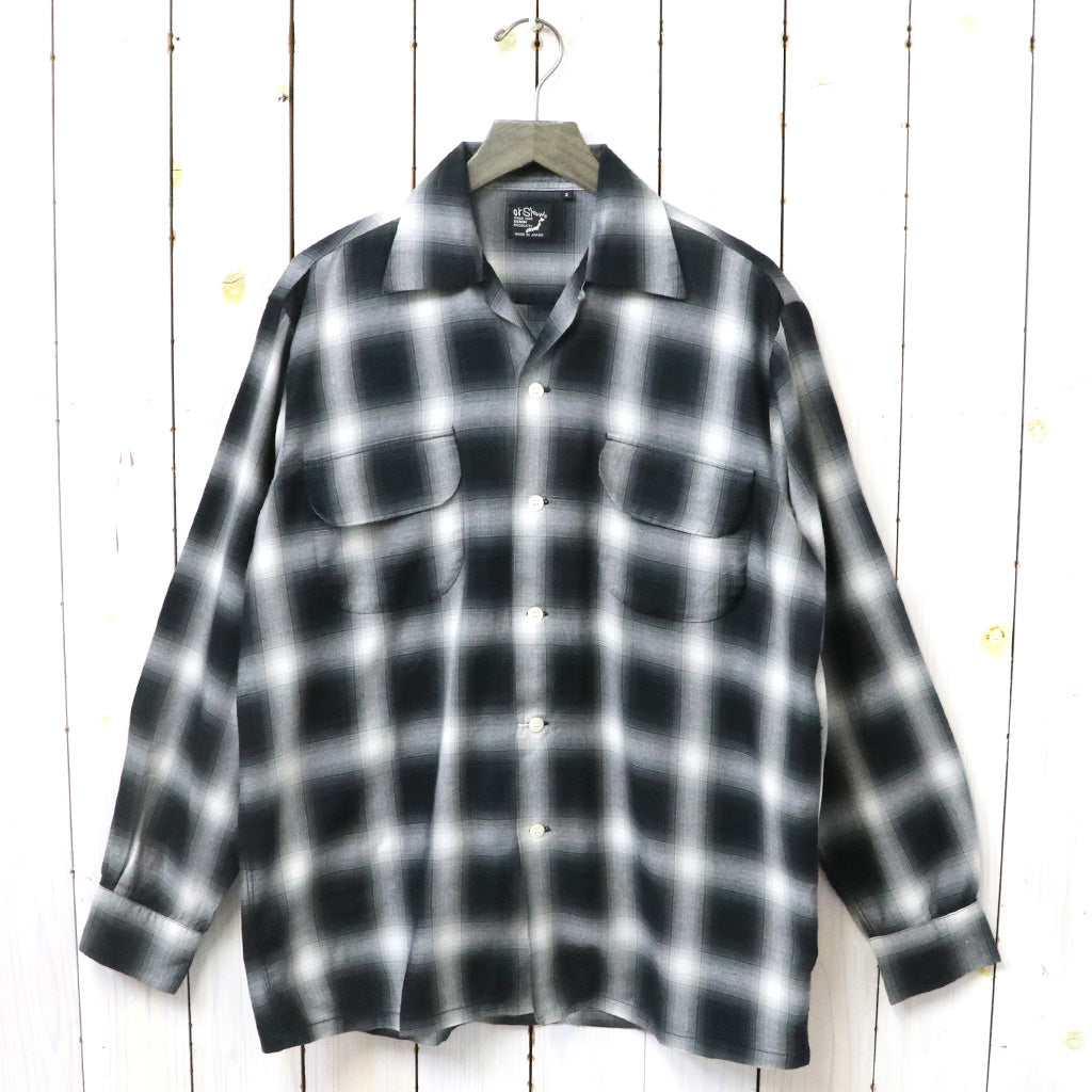 orSlow『OMBRE CHECK SHIRT』(BLACK CHECK)