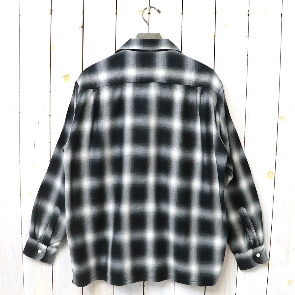 orSlow : OMBRE CHECK SHIRT (BLACK CHECK)