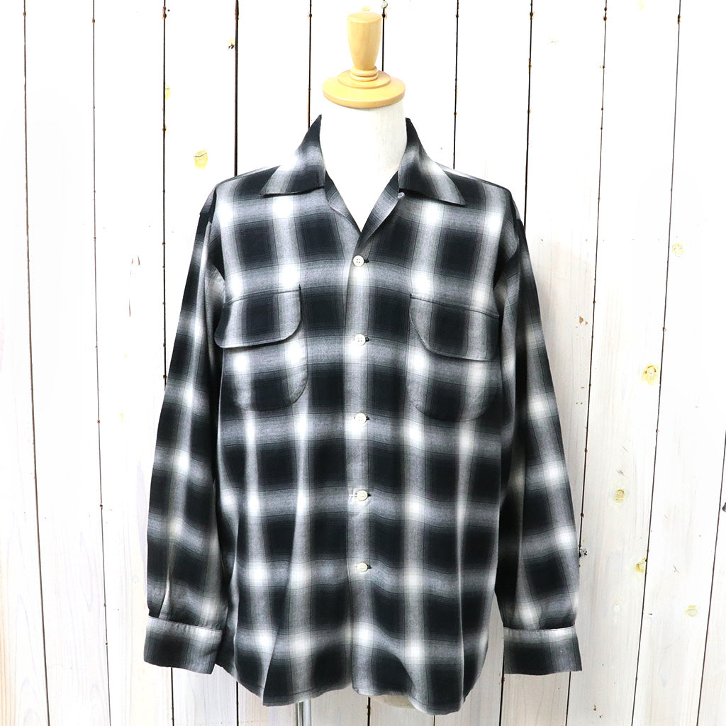 orSlow : OMBRE CHECK SHIRT (BLACK CHECK)