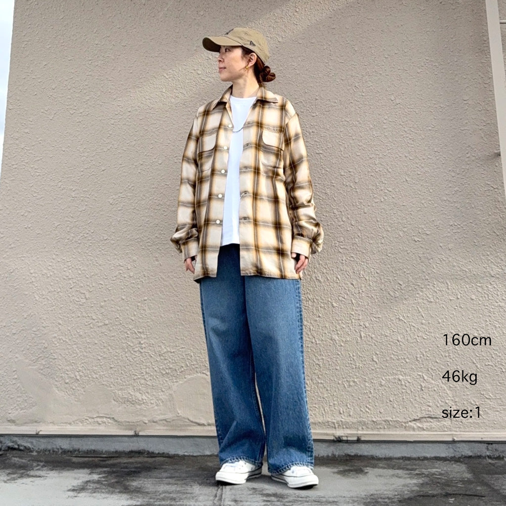 orSlow『OMBRE CHECK SHIRT』(BROWN CHECK)