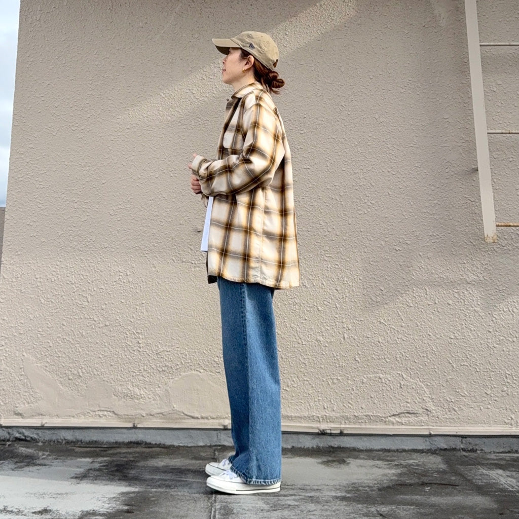 orSlow『OMBRE CHECK SHIRT』(BROWN CHECK)