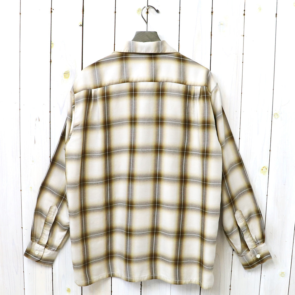 orSlow『OMBRE CHECK SHIRT』(BROWN CHECK)