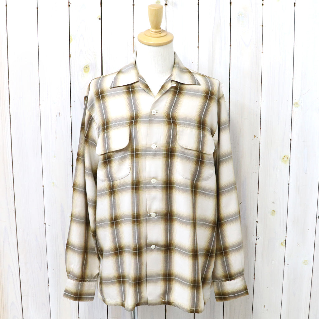 orSlow『OMBRE CHECK SHIRT』(BROWN CHECK)