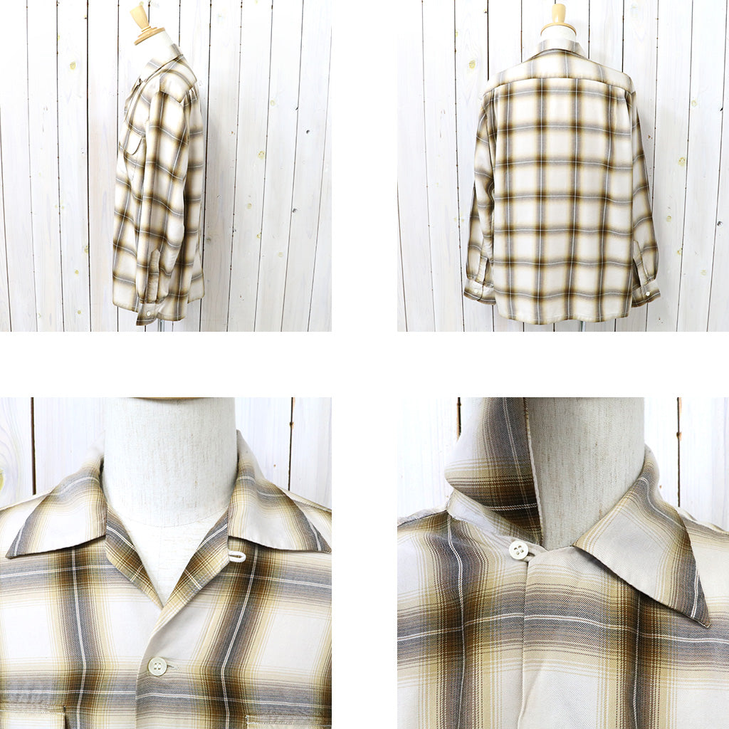 orSlow『OMBRE CHECK SHIRT』(BROWN CHECK)