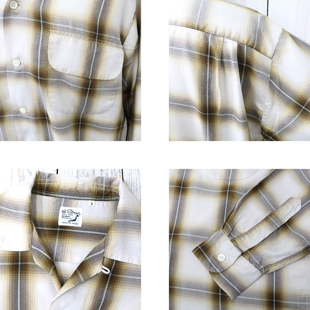 orSlow『OMBRE CHECK SHIRT』(BROWN CHECK)