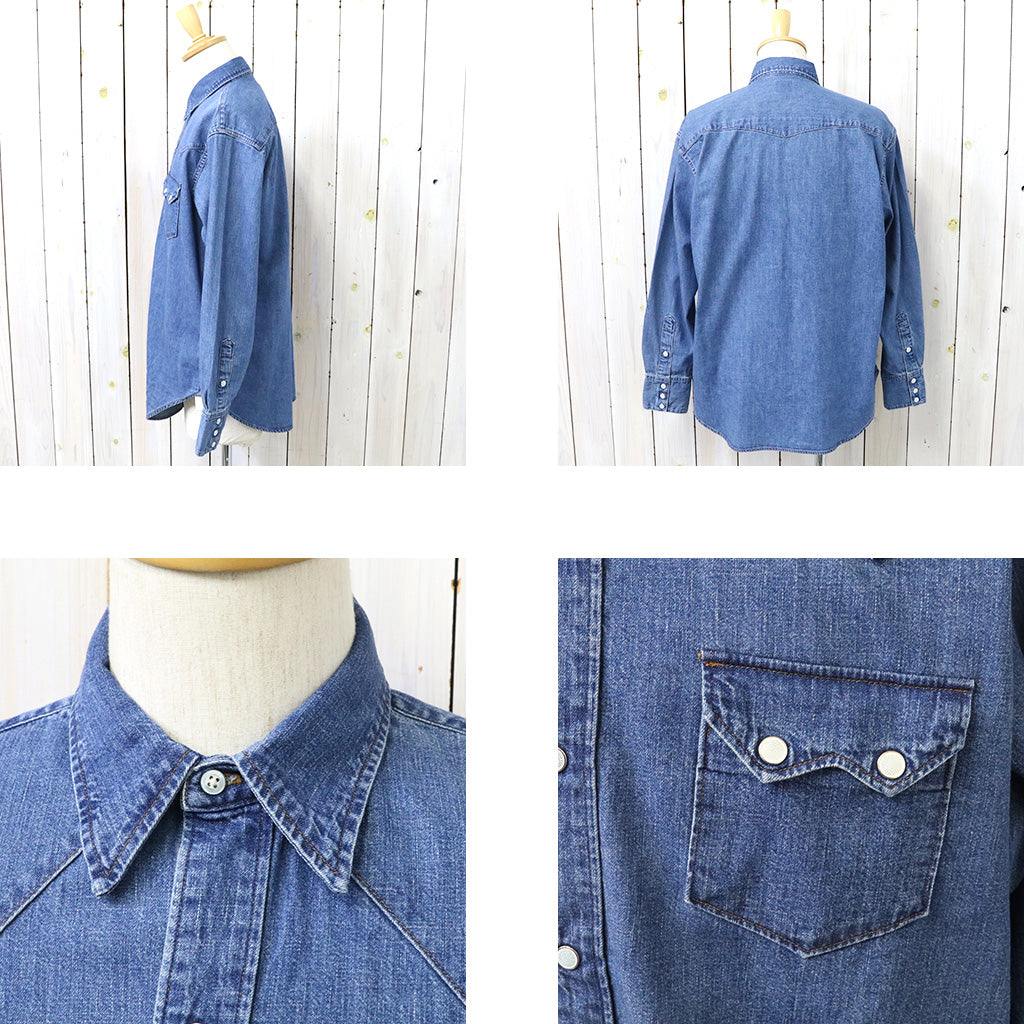 orSlow : DENIM WESTERN SHIRT (DENIM USED) (01-8124-95)