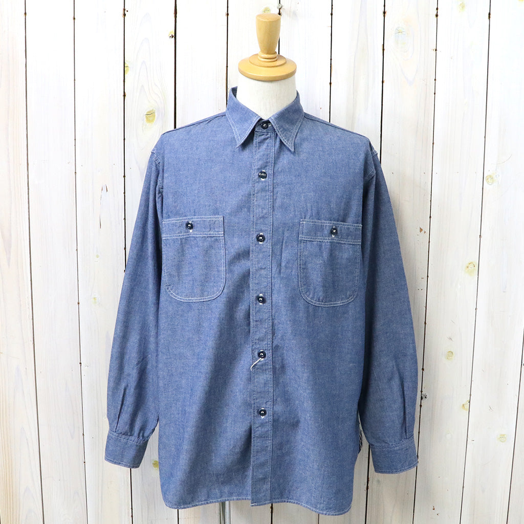 orSlow : RELAX FIT CHAMBRAY WORK SHIRT (CHAMBRAY) (01-8270-84)