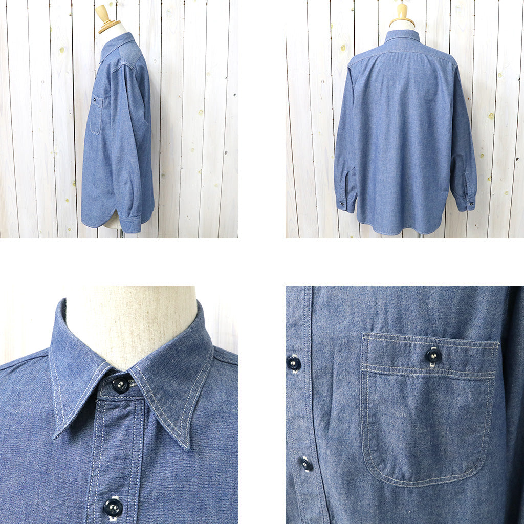 orSlow : RELAX FIT CHAMBRAY WORK SHIRT (CHAMBRAY) (01-8270-84)