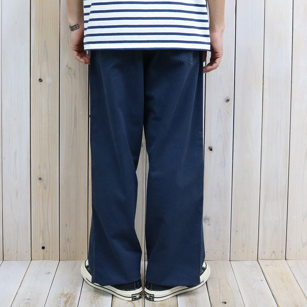 orSlow : HERRINGBONE SUMMER FATIGUE PANTS (NAVY)