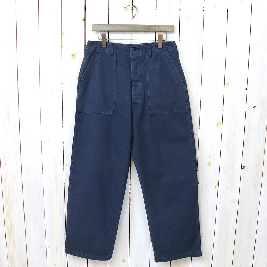 orSlow (オアスロウ) : HERRINGBONE SUMMER FATIGUE PANTS (NAVY