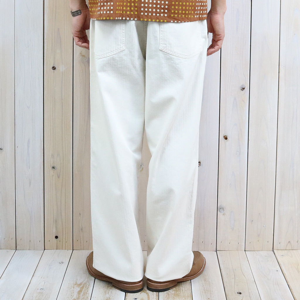 orSlow : HERRINGBONE SUMMER FATIGUE PANTS (ECRU)