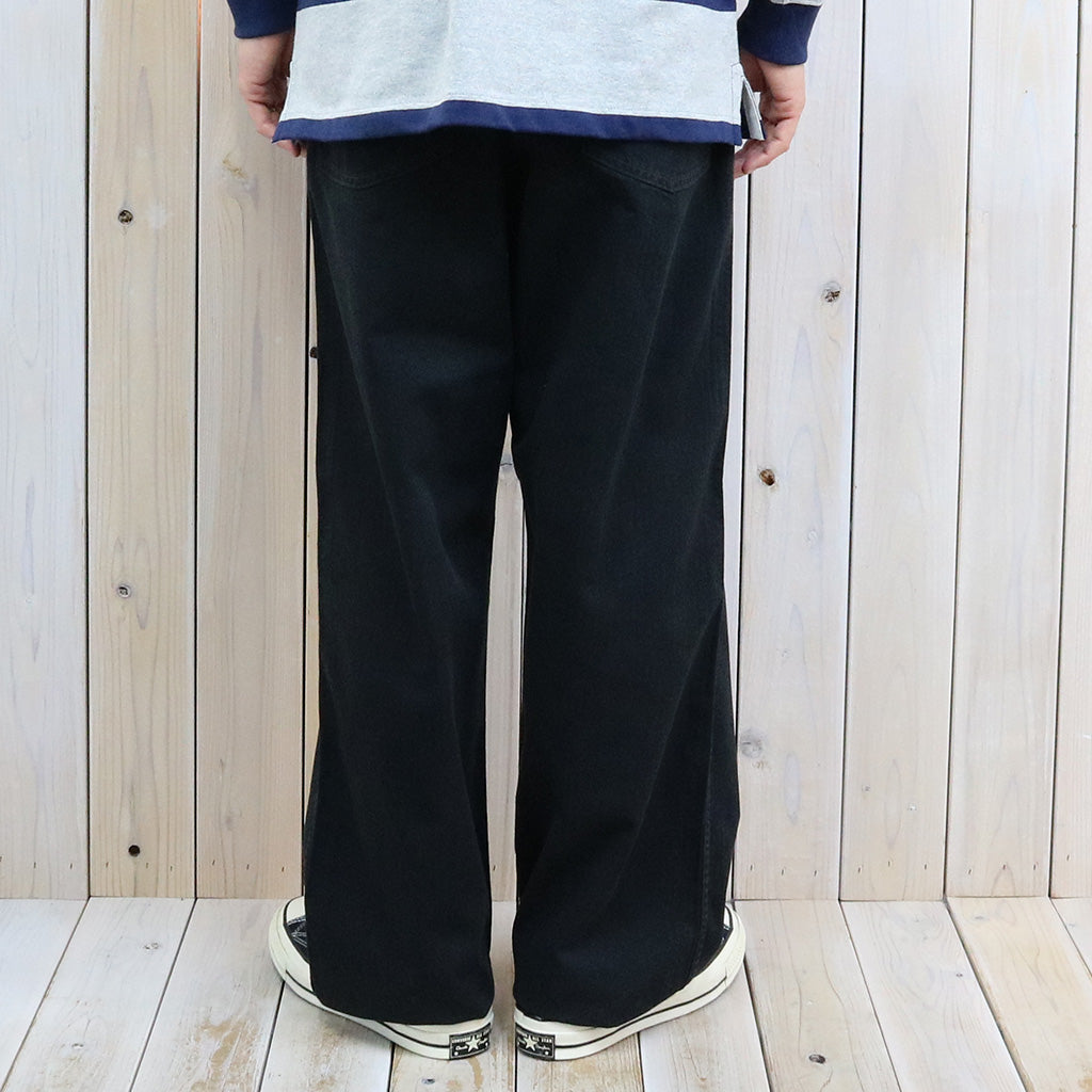 orSlow : HERRINGBONE SUMMER FATIGUE PANTS (BLACK)