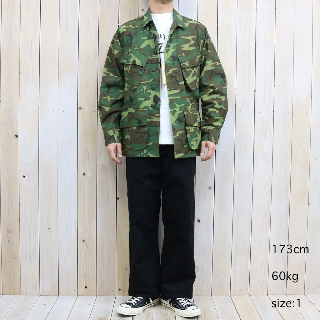 orSlow : WIDE FIT FRENCH WORK PANTS (BLACK)