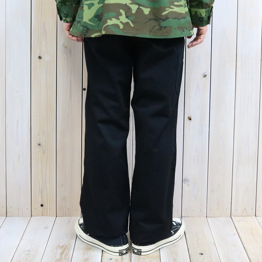 orSlow : WIDE FIT FRENCH WORK PANTS (BLACK)