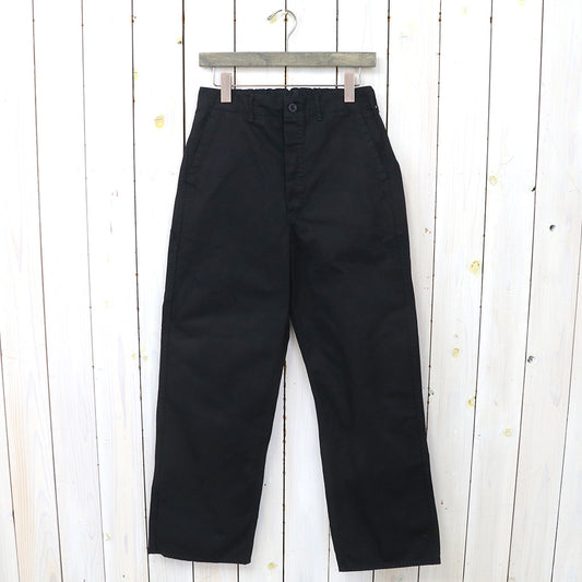 orSlow : WIDE FIT FRENCH WORK PANTS (BLACK)