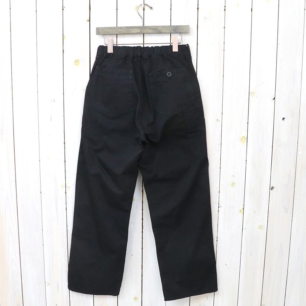 orSlow : WIDE FIT FRENCH WORK PANTS (BLACK)
