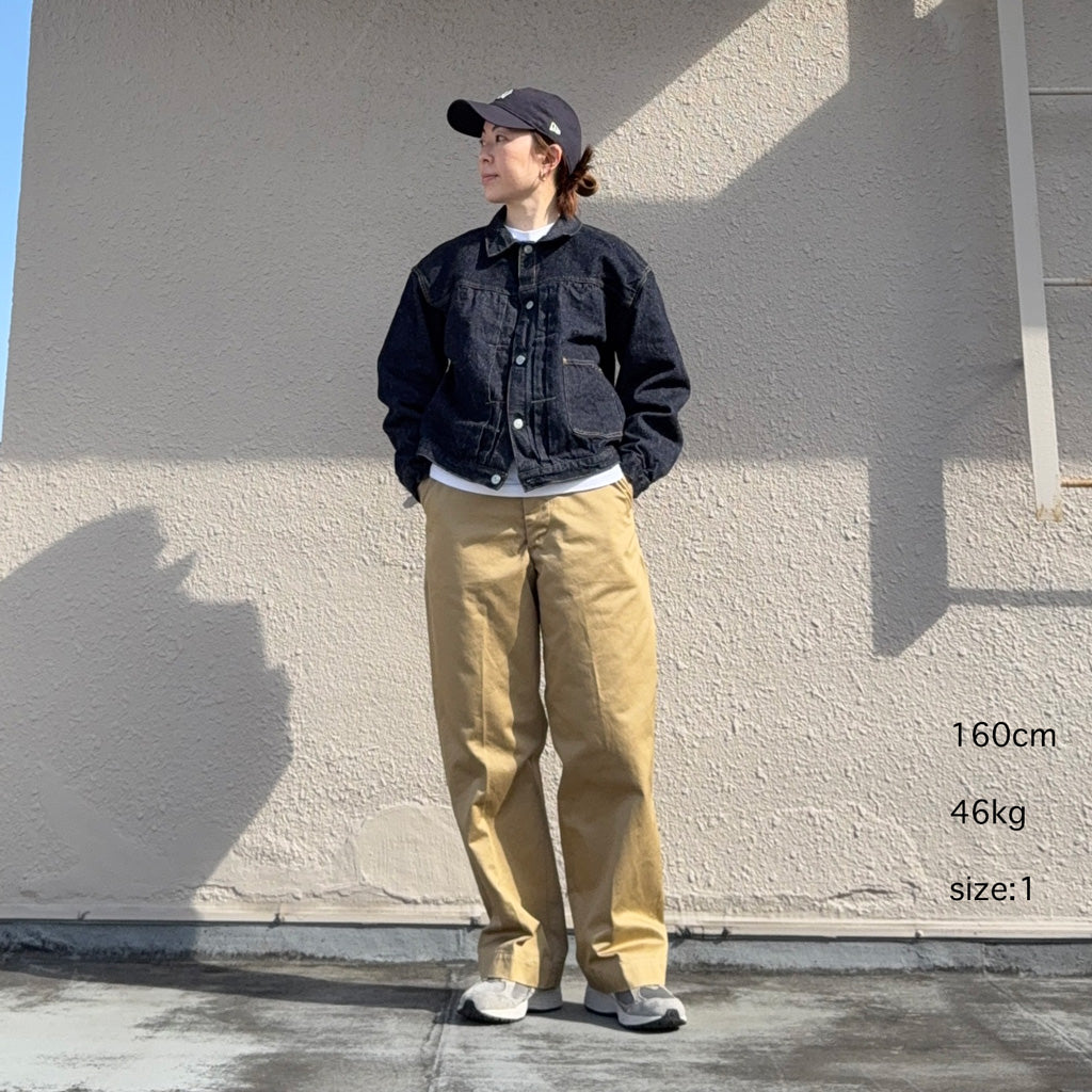 orSlow : VINTAGE FIT ARMY TROUSERS (DARK KHAKI) (03-V5361-41)