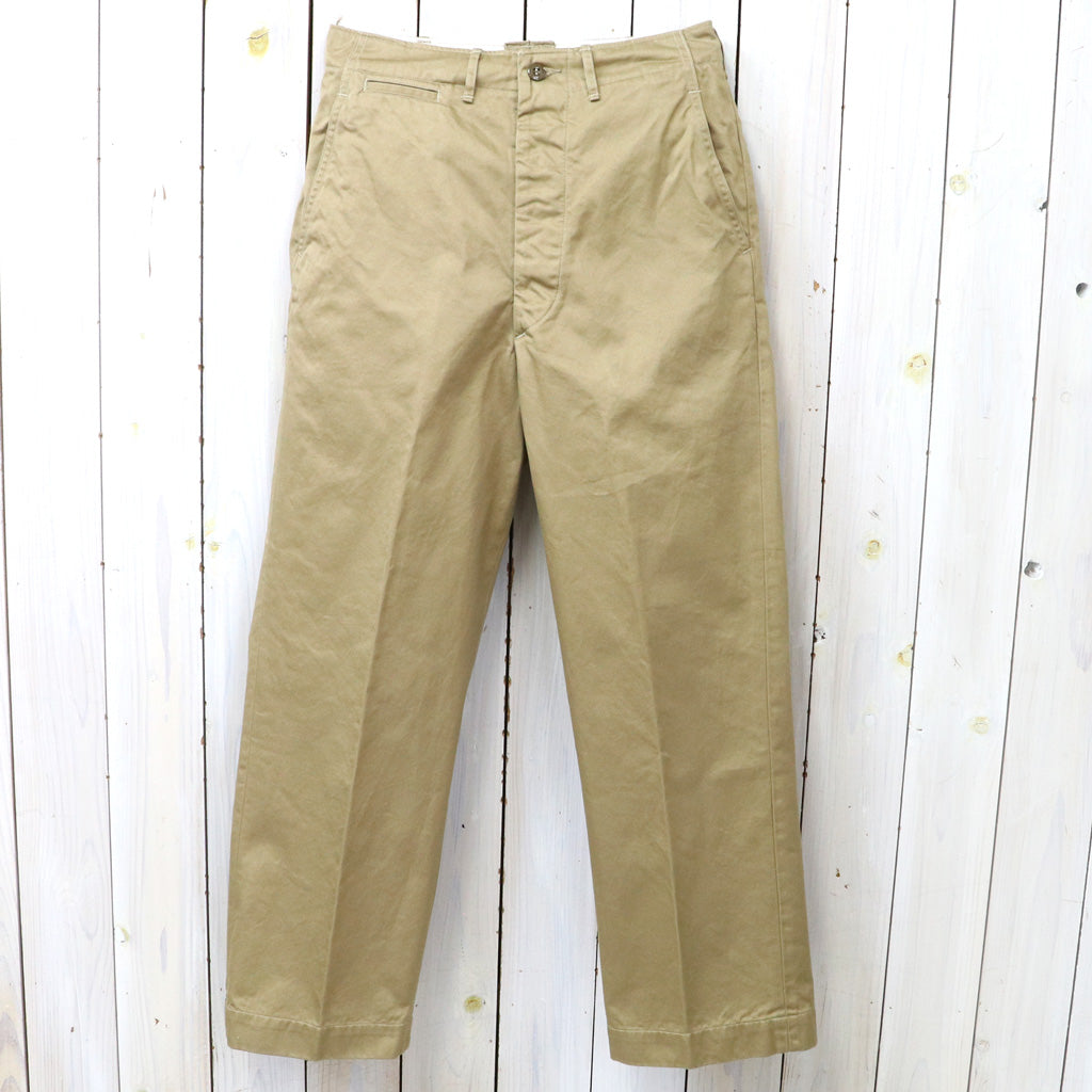 orSlow : VINTAGE FIT ARMY TROUSERS (DARK KHAKI)