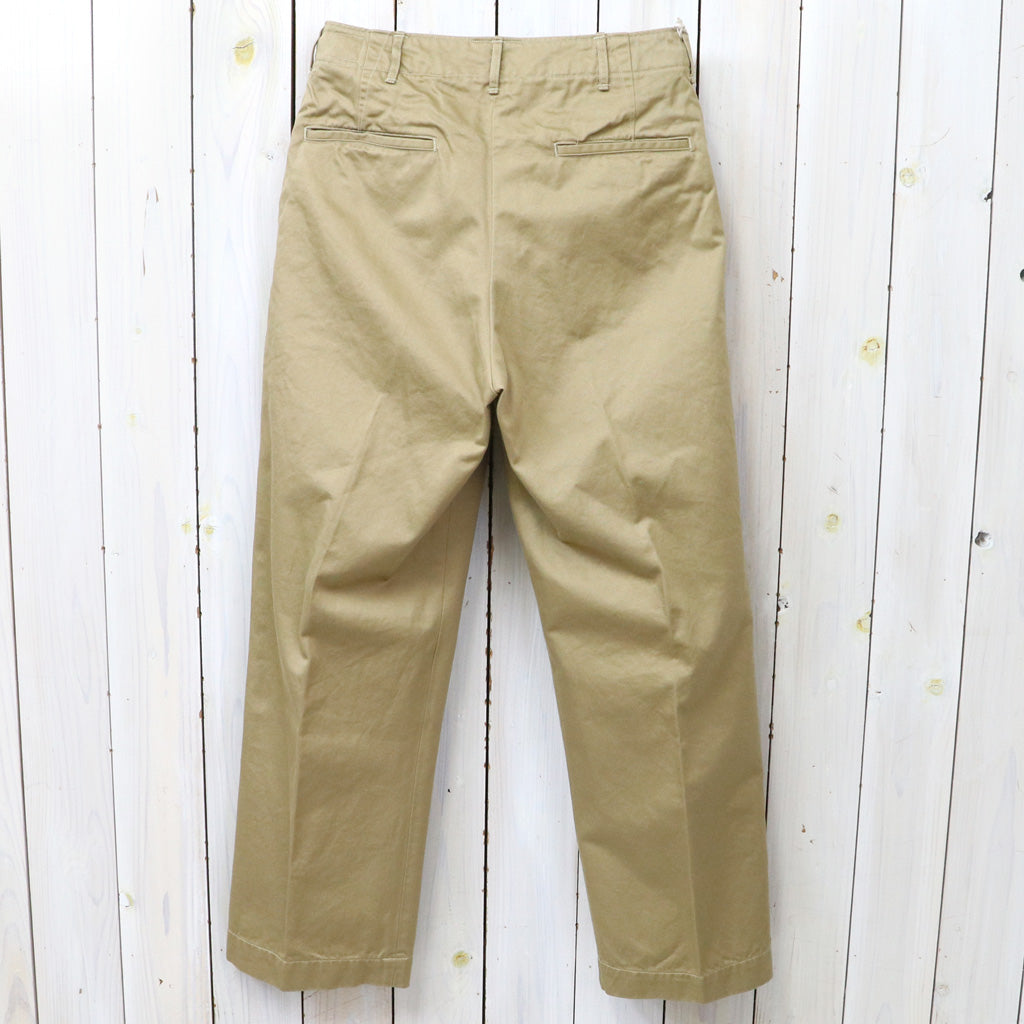 orSlow : VINTAGE FIT ARMY TROUSERS (DARK KHAKI)