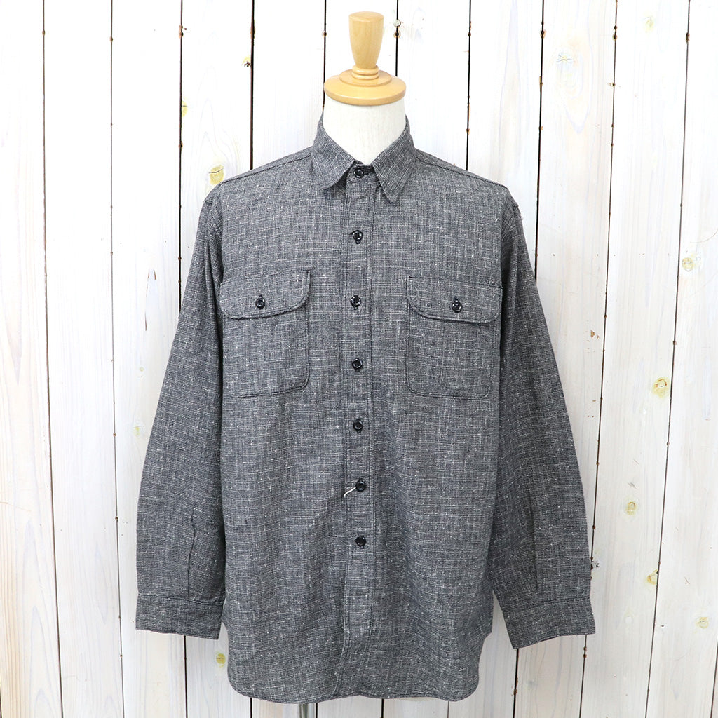 orSlow : RELAX FIT WORK SHIRT (BLACK CHECK)