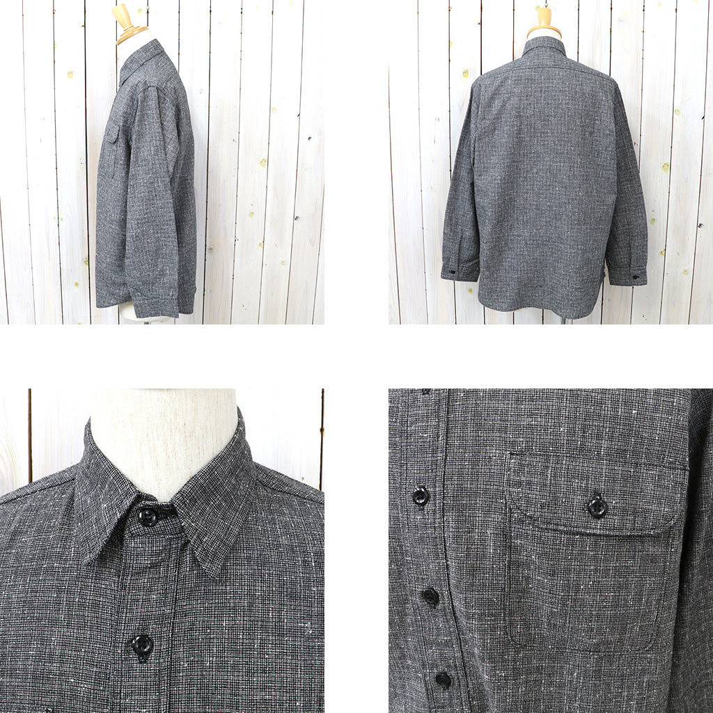 orSlow : RELAX FIT WORK SHIRT (BLACK CHECK)