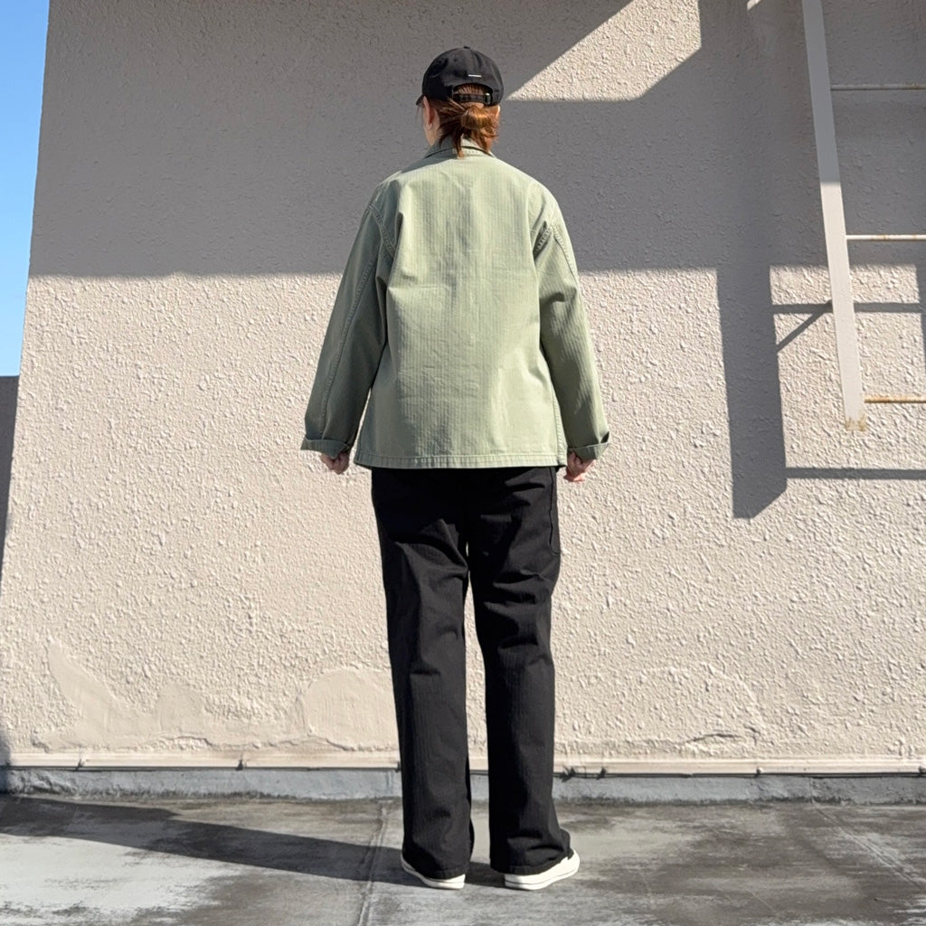 orSlow : 4 POCKETS U.S ARMY SHIRT JACKET (GREEN)