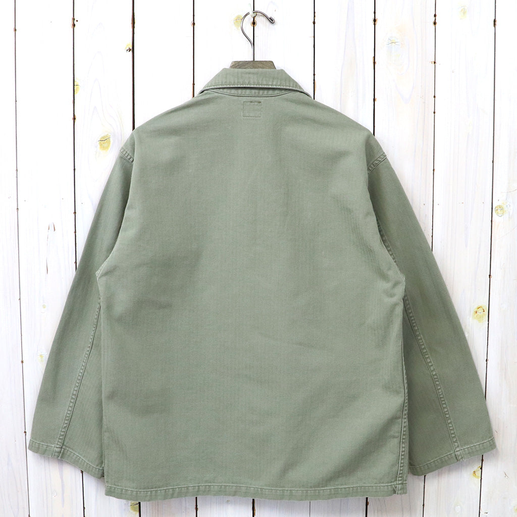 orSlow : 4 POCKETS U.S ARMY SHIRT JACKET (GREEN)