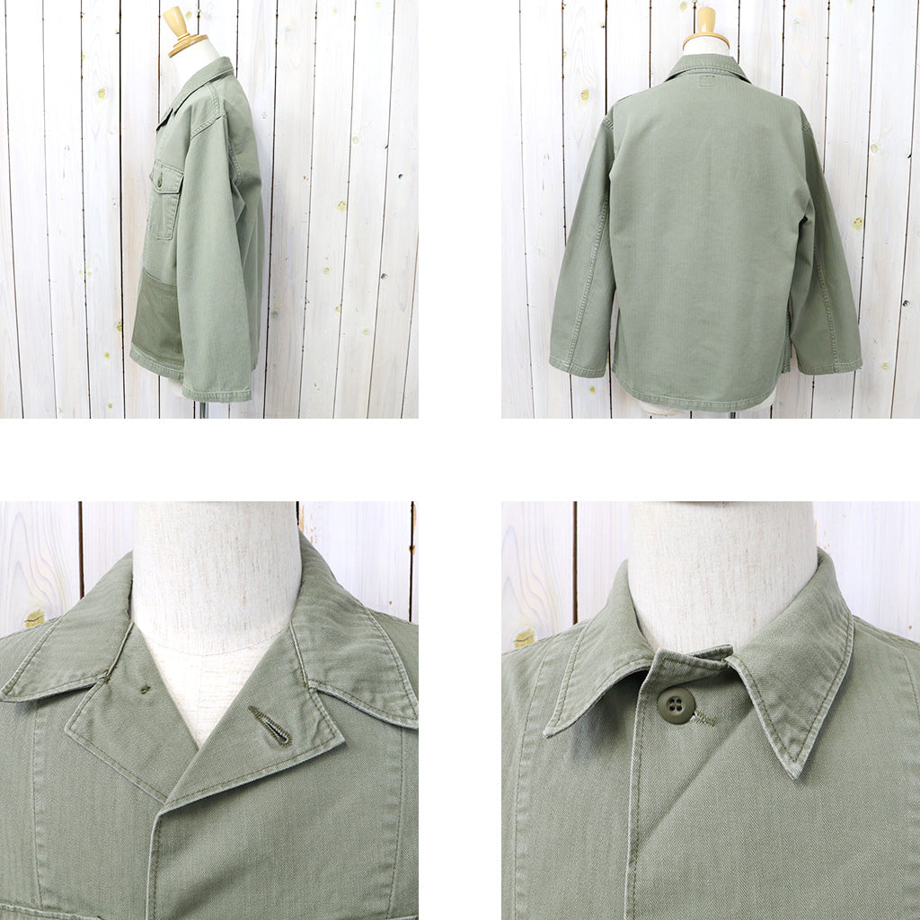 orSlow : 4 POCKETS U.S ARMY SHIRT JACKET (GREEN)