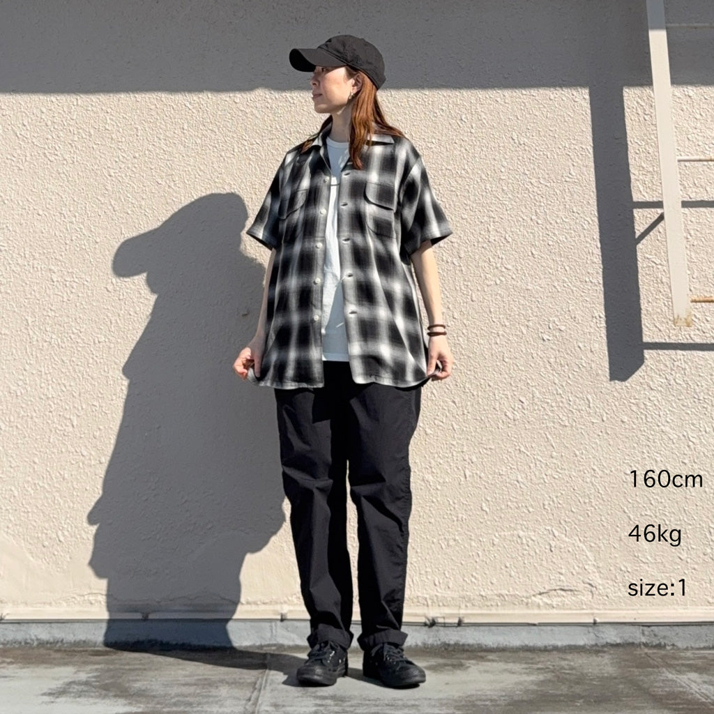orSlow『OMBRE CHECK SHORT SLEEVE SHIRT』(BLACK CHECK)
