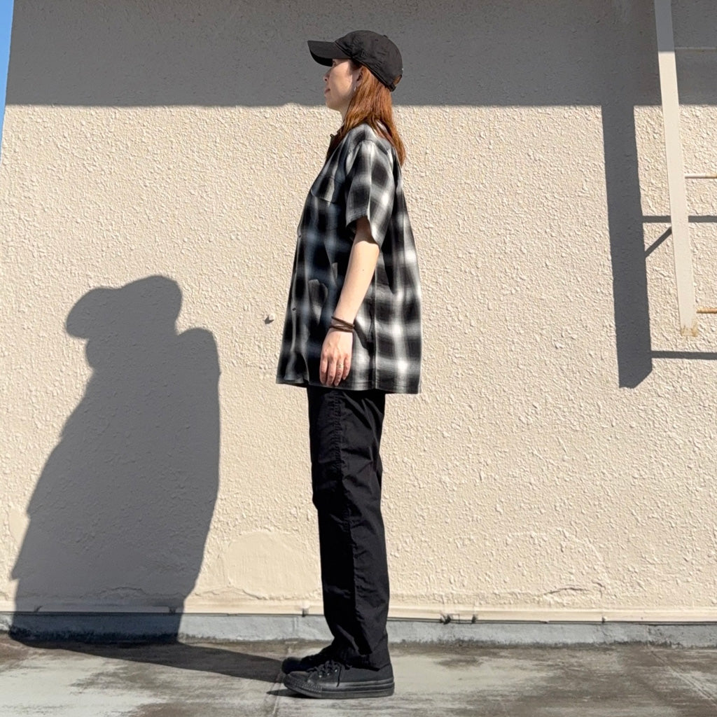 orSlow『OMBRE CHECK SHORT SLEEVE SHIRT』(BLACK CHECK)