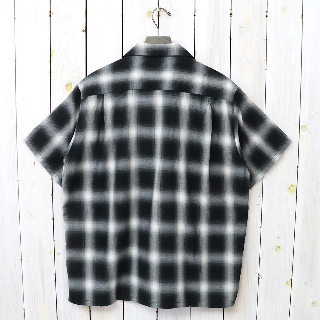 orSlow『OMBRE CHECK SHORT SLEEVE SHIRT』(BLACK CHECK)