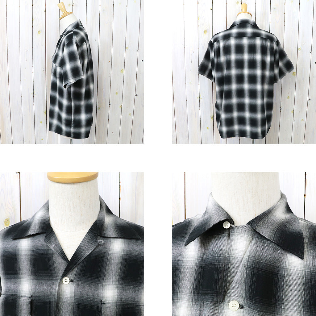 orSlow『OMBRE CHECK SHORT SLEEVE SHIRT』(BLACK CHECK)