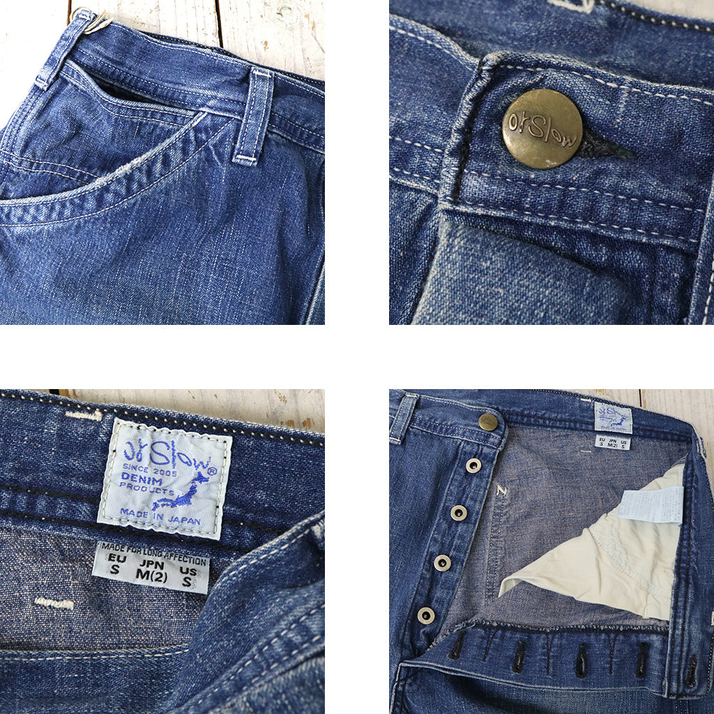 orSlow『WIDE FIT 40'S PAINTER SHORTS』(DENIM USED)