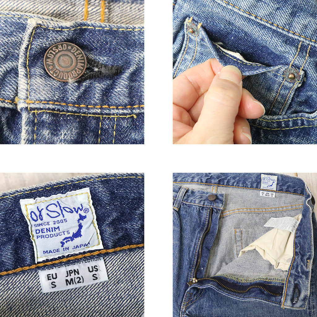 orSlow : SHORT LENGTH 107 IVY FIT SELVEDGE DENIM (2YEAR WASH)