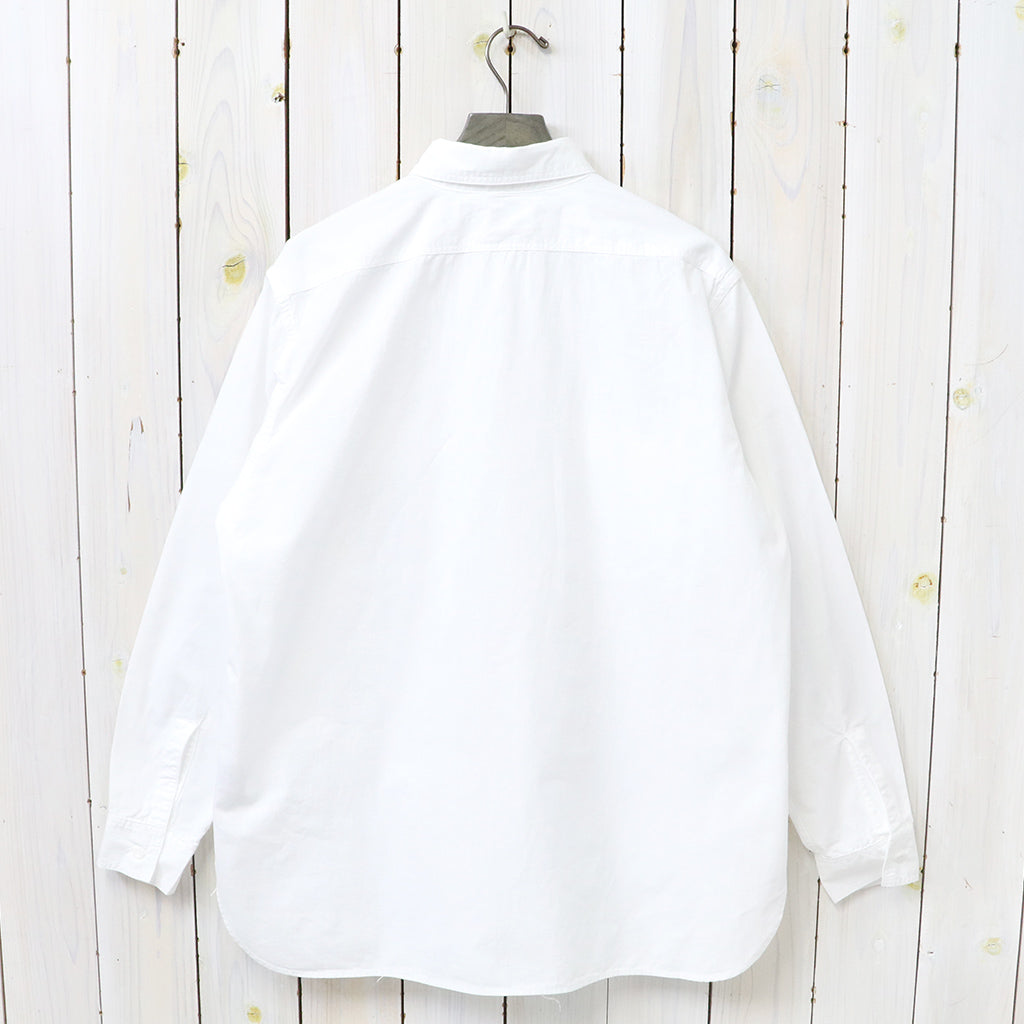 orSlow : RELAX FIT WHITE CHAMBRAY WORK SHIRT (WHITE) (01-8270-69)