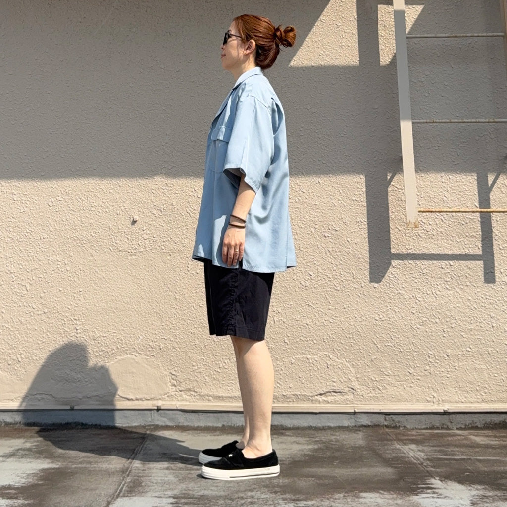 orSlow : WIDE FIT NEW YORKER SHORTS (BLACK)