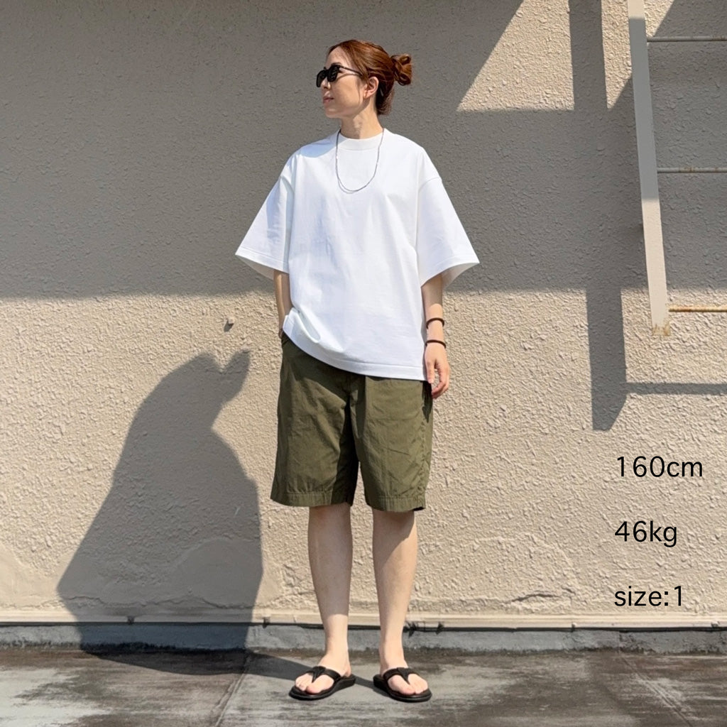 orSlow : WIDE FIT NEW YORKER SHORTS (ARMY GREEN)