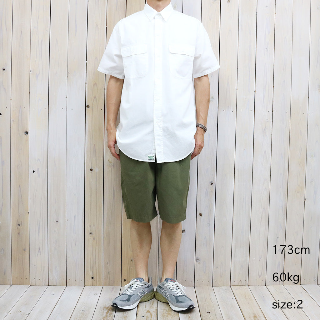 orSlow : WIDE FIT NEW YORKER SHORTS (ARMY GREEN)