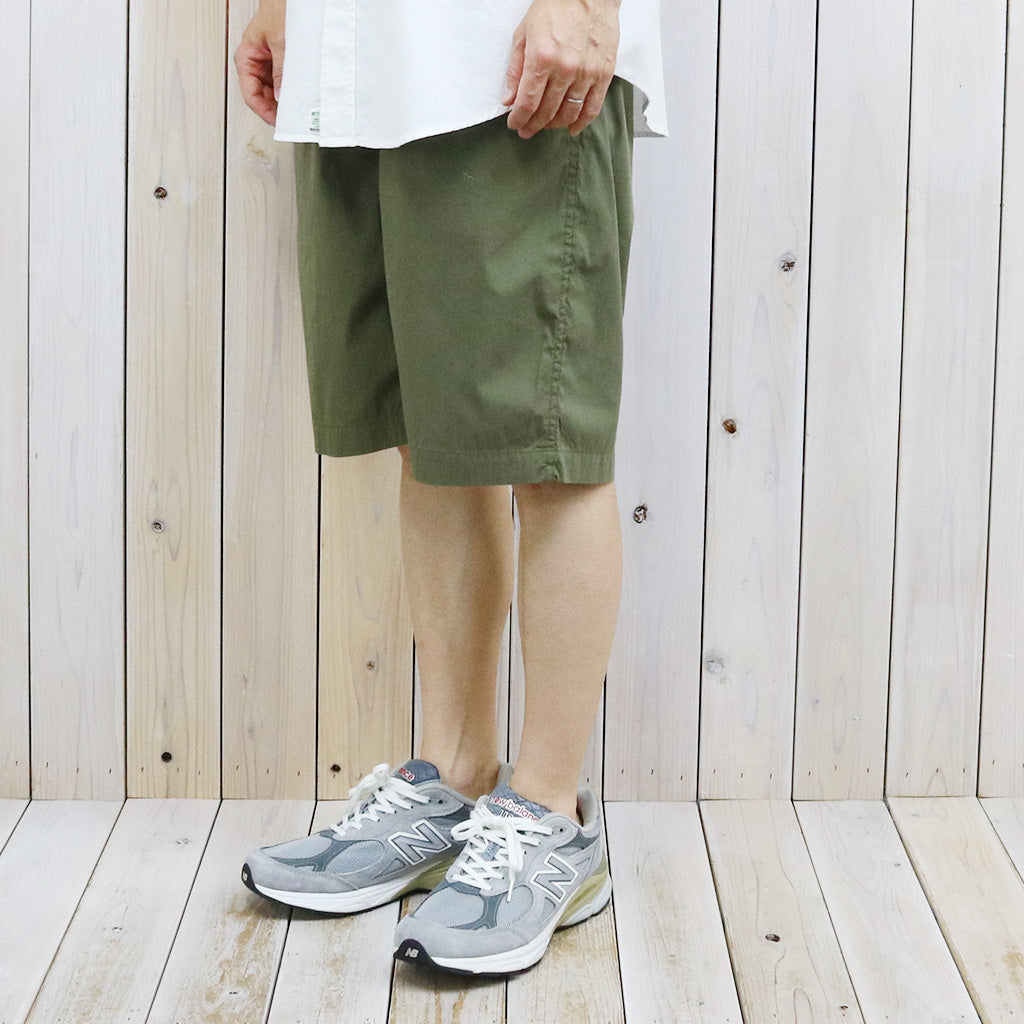 orSlow : WIDE FIT NEW YORKER SHORTS (ARMY GREEN)