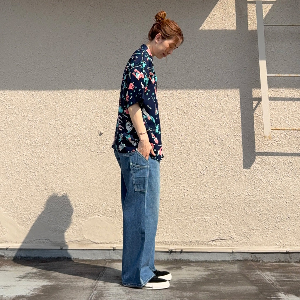 orSlow : WIDE FIT 30'S PAINTER PANTS (DENIM USED) (01-5126-95)