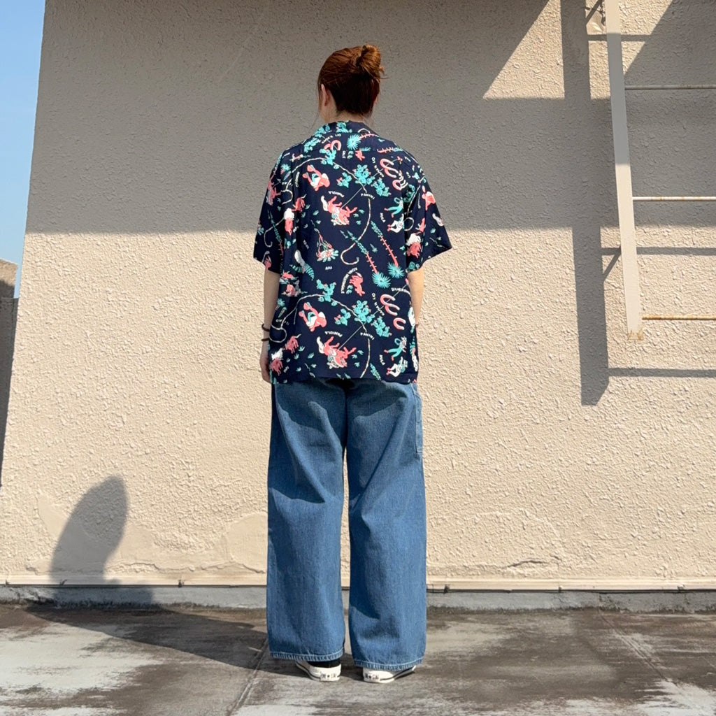 orSlow : WIDE FIT 30'S PAINTER PANTS (DENIM USED) (01-5126-95)