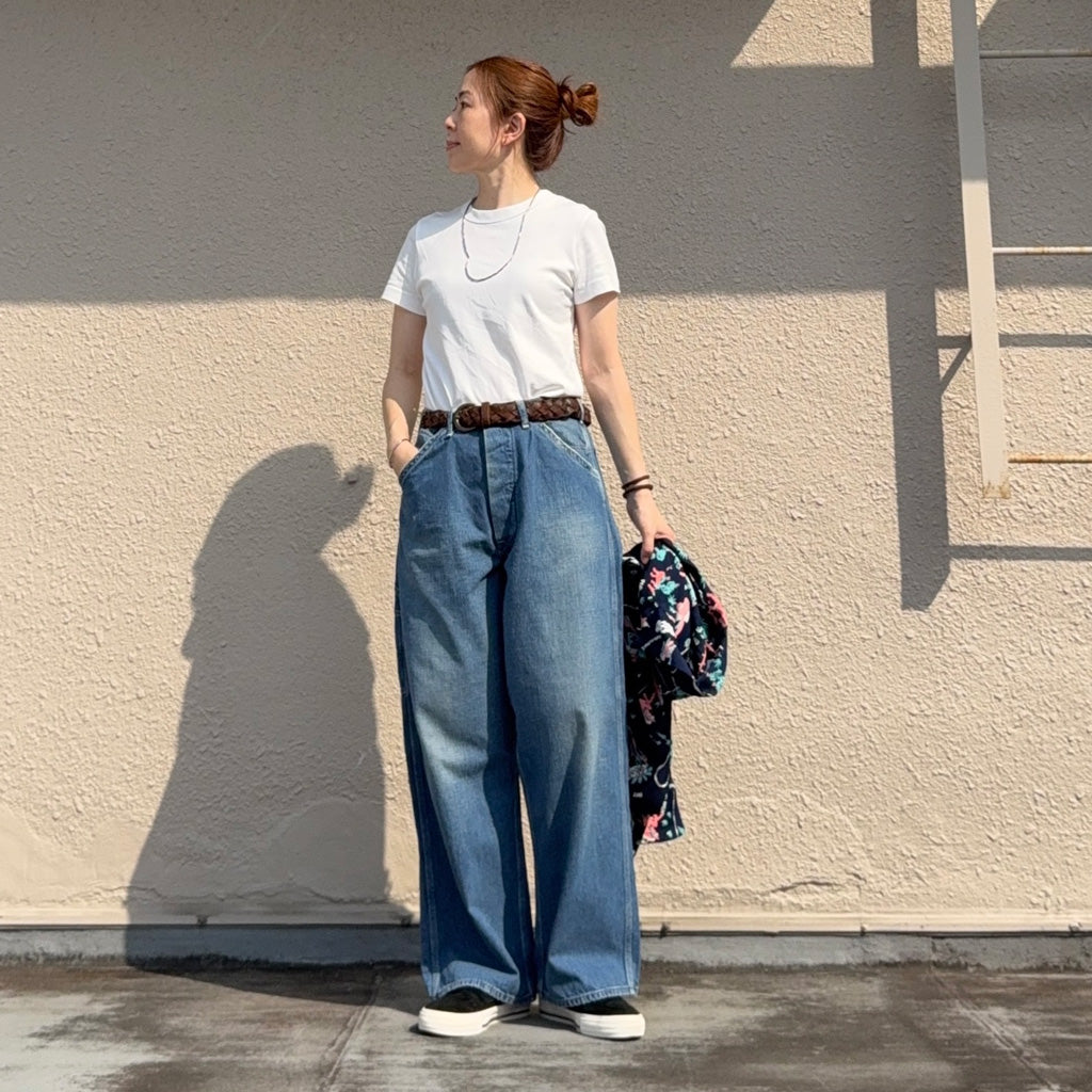 orSlow : WIDE FIT 30'S PAINTER PANTS (DENIM USED) (01-5126-95)